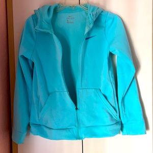 Turquoise Nike sweater, stylish  and new !